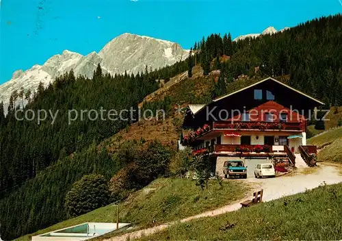 AK / Ansichtskarte Muehlbach Hochkoenig Pension Jausenstation  Muehlbach Hochkoenig Kat. Muehlbach am Hochkoenig