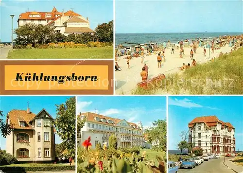 AK / Ansichtskarte Kuehlungsborn Ostseebad Haus Georgine Schloss am Meer Erholungsheim Georgi Dimitroff Kuehlungsborn Ostseebad Kat. Kuehlungsborn