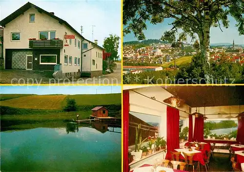 AK / Ansichtskarte Freyung Gasthaus Pension Angelteich Panorama Alte Birke Freyung Kat. Freyung