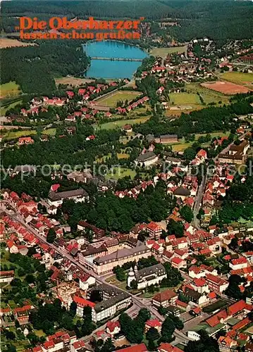 AK / Ansichtskarte Clausthal Zellerfeld Heilklimatischer Luftkurort Fliegeraufnahme Clausthal Zellerfeld Kat. Clausthal Zellerfeld