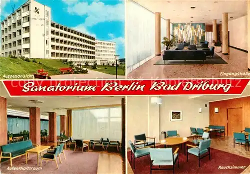 AK / Ansichtskarte Bad Driburg Sanatorium Berlin Bad Driburg Kat. Bad Driburg