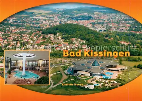 AK / Ansichtskarte Bad Kissingen KissSalis Therme Fliegeraufnahme Bad Kissingen Kat. Bad Kissingen