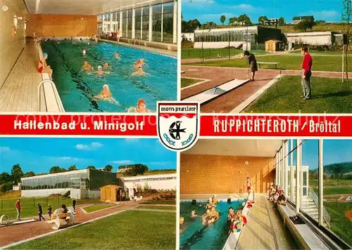 AK / Ansichtskarte Ruppichteroth Hallenbad Minigolf Ruppichteroth Kat. Ruppichteroth