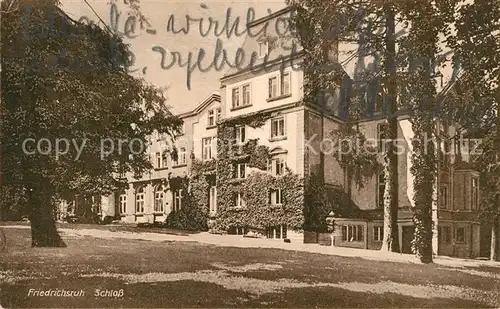 AK / Ansichtskarte Friedrichsruh Aumuehle Schloss Friedrichsruh Aumuehle Kat. Aumuehle