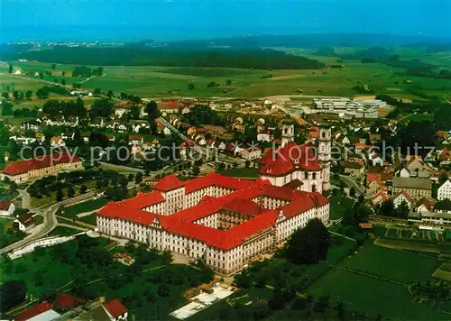 AK / Ansichtskarte Ottobeuren Benediktiner Abtei Kloster Fliegeraufnahme Ottobeuren Kat. Ottobeuren