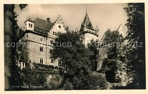 AK / Ansichtskarte Deggendorf Donau Schloss Egg Deggendorf Donau Kat. Deggendorf