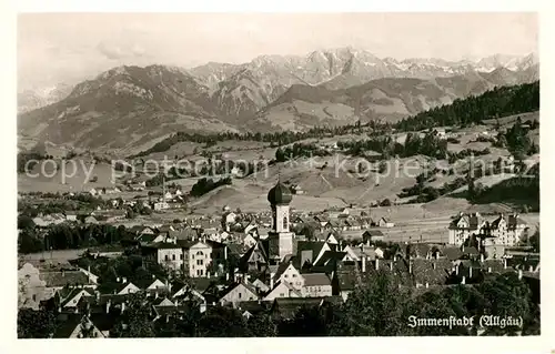 AK / Ansichtskarte Immenstadt Allgaeu Panorama Immenstadt Allgaeu Kat. Immenstadt i.Allgaeu