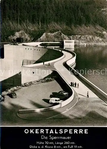 AK / Ansichtskarte Okertalsperre  Okertalsperre Kat. Goslar