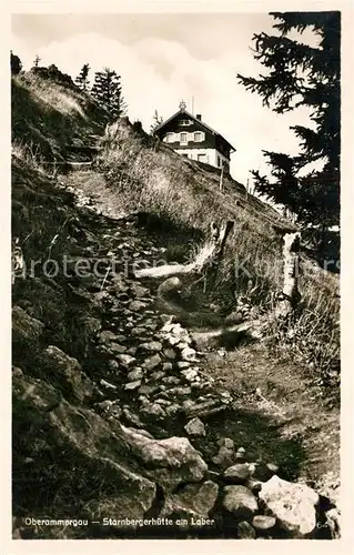 AK / Ansichtskarte Oberammergau Starnbergerhuette am Laber Oberammergau Kat. Oberammergau