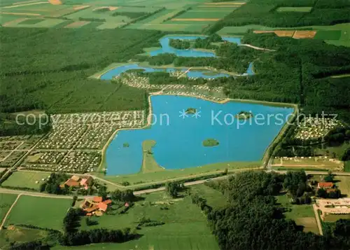 AK / Ansichtskarte Uetze Dahrenhorst Fliegeraufnahme Camping Irenensee Uetze Kat. Uetze