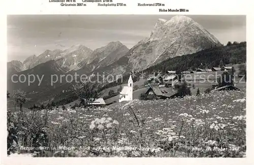 AK / Ansichtskarte Moesern Blick auf die Mieminger Berge Moesern Kat. Telfs