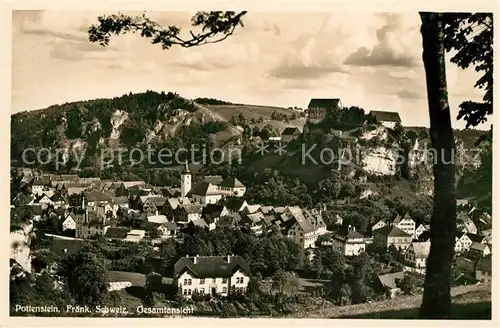 AK / Ansichtskarte Pottenstein Oberfranken Panorama Pottenstein Oberfranken Kat. Pottenstein