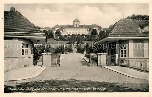 AK / Ansichtskarte Gottleuba Berggiesshuebel Bad Kuranstalt der LVA Sachsen Gottleuba Berggiesshuebel Kat. Bad Gottleuba Berggiesshuebel