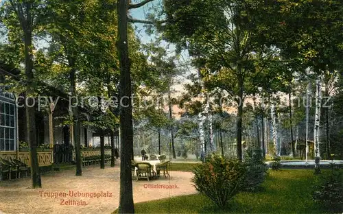 AK / Ansichtskarte Zeithain Truppenuebungsplatz Offizierspark Zeithain Kat. Zeithain