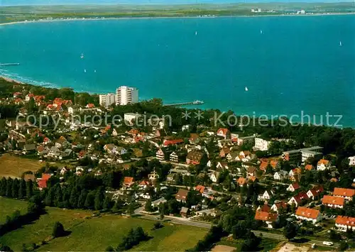 AK / Ansichtskarte Timmendorfer Strand Fliegeraufnahme Partie am Meer Timmendorfer Strand Kat. Timmendorfer Strand