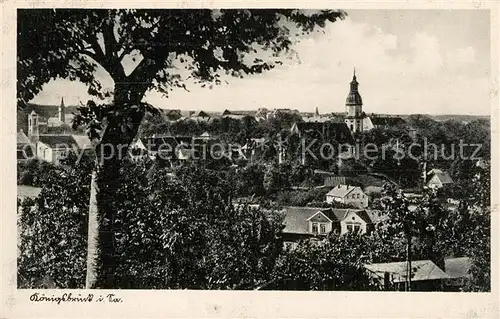 AK / Ansichtskarte Koenigsbrueck Stadtblick Koenigsbrueck Kat. Koenigsbrueck