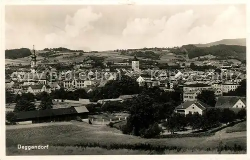 AK / Ansichtskarte Deggendorf Donau Stadtblick Deggendorf Donau Kat. Deggendorf