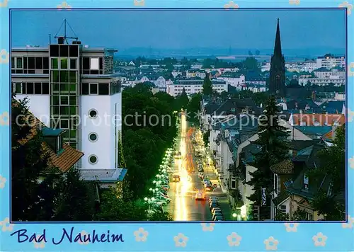 AK / Ansichtskarte Bad Nauheim Parkstrasse am Abend Hessisches Staatsbad Bad Nauheim Kat. Bad Nauheim