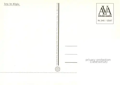 AK / Ansichtskarte Isny Allgaeu Panorama Isny Allgaeu Kat. Isny im Allgaeu