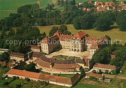 AK / Ansichtskarte Pommersfelden Schlosshotel Fliegeraufnahme Pommersfelden Kat. Pommersfelden