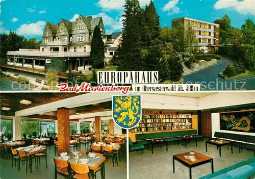 AK / Ansichtskarte Bad Marienberg Europahaus  Bad Marienberg