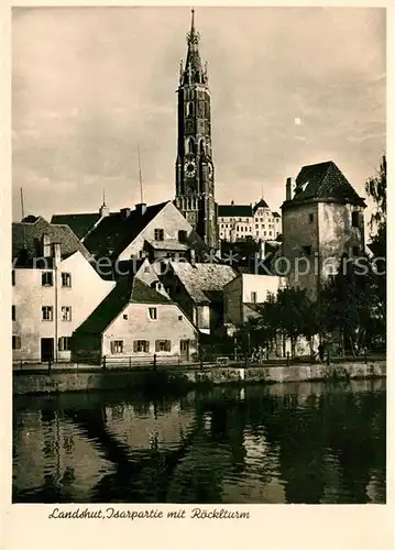 AK / Ansichtskarte Landshut Isar Roecklturm Landshut Isar Kat. Landshut