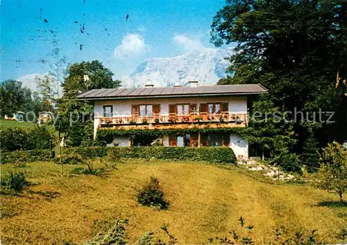 AK / Ansichtskarte Ramsau Berchtesgaden Haus Bergfex Gaestehaus Pension Berchtesgadener Alpen Ramsau Berchtesgaden Kat. Ramsau b.Berchtesgaden