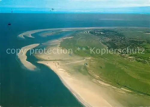 AK / Ansichtskarte St Peter Ording Nordseeheilbad Schwefelbad Fliegeraufnahme St Peter Ording Kat. Sankt Peter Ording