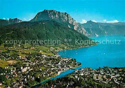 AK / Ansichtskarte Gmunden Salzkammergut Traunsee Fliegeraufnahme Gmunden Salzkammergut Kat. Gmunden