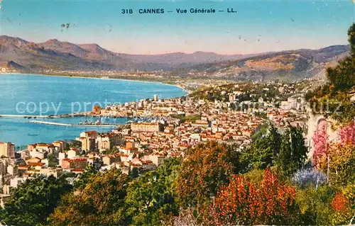 AK / Ansichtskarte Cannes Alpes Maritimes Vue generale Cannes Alpes Maritimes Kat. Cannes