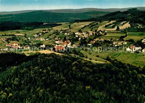 AK / Ansichtskarte Hesselbach_Odenwald Fliegeraufnahme Hesselbach Odenwald Kat. Hesseneck