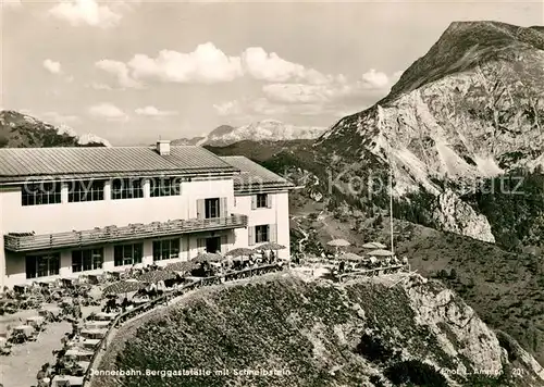 AK / Ansichtskarte Koenigssee Berggaststaette Jennerbahn Schneibstein Koenigssee