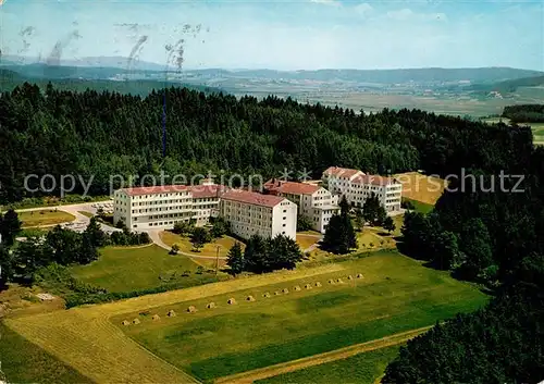 AK / Ansichtskarte Cham_Oberpfalz Fliegeraufnahme Bayerwaldsanatorium Windischbergerdorf Cham Oberpfalz Kat. Cham