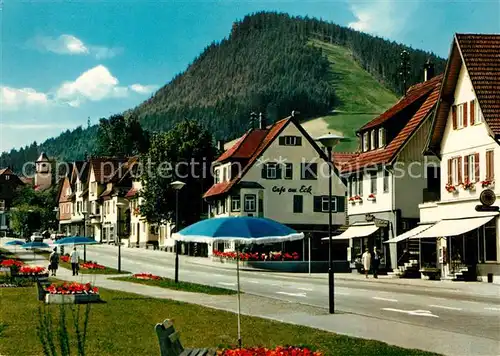 AK / Ansichtskarte Baiersbronn_Schwarzwald Hauptstrasse Luftkurort Baiersbronn Schwarzwald Kat. Baiersbronn