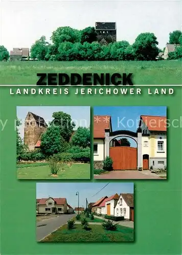 AK / Ansichtskarte Zeddenick Stadtansichten Panorama Zeddenick Kat. Zeddenick