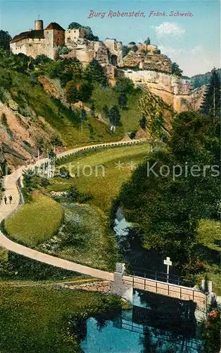 AK / Ansichtskarte Fraenkische_Schweiz Burg Rabenstein Fraenkische Schweiz Kat. Pottenstein