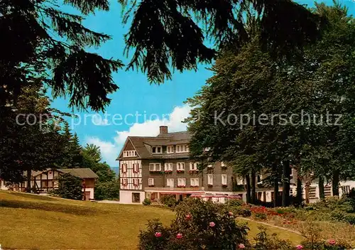 AK / Ansichtskarte Jagdhaus_Sauerland Jagdhaus Wiese Hotel Pension Jagdhaus Sauerland Kat. Schmallenberg