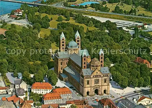 AK / Ansichtskarte Speyer_Rhein Fliegeraufnahme Kaiserdom Speyer Rhein Kat. Speyer