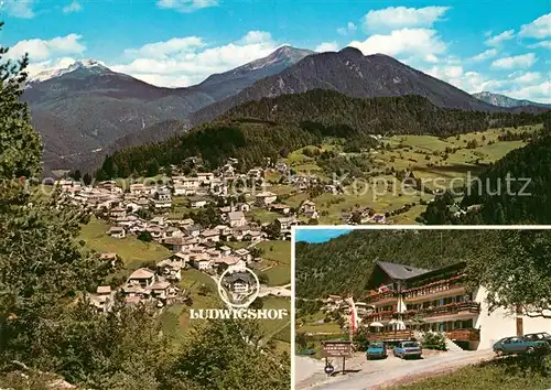 AK / Ansichtskarte Truden_Trodena_Suedtirol Hotel Ludwigshof Truden_Trodena_Suedtirol Kat. Truden_im_Naturpark_Dolomiten