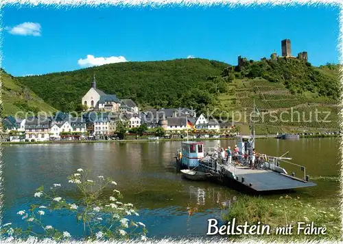 AK / Ansichtskarte Beilstein_Mosel Faehre  Beilstein Mosel Kat. Beilstein