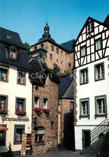 AK / Ansichtskarte Beilstein_Mosel Marktplatz Pension Arnoldi Beilstein Mosel Kat. Beilstein