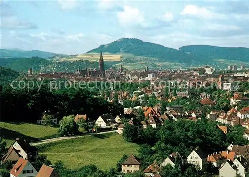 AK / Ansichtskarte Freiburg_Breisgau Teilansicht  Freiburg Breisgau Kat. Freiburg im Breisgau