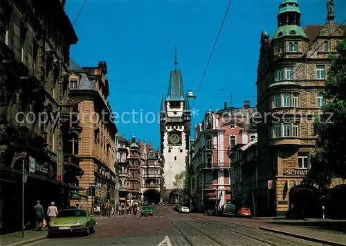 AK / Ansichtskarte Freiburg_Breisgau Martinstor  Freiburg Breisgau Kat. Freiburg im Breisgau