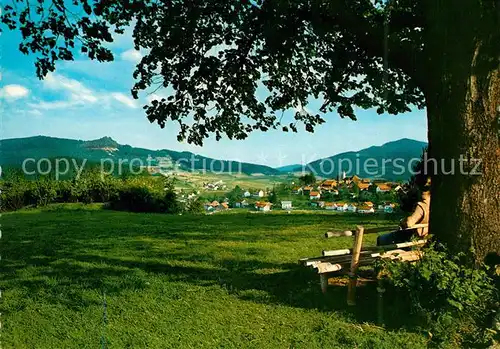 AK / Ansichtskarte Bodenmais Landschaftspanorama Luftkurort mit Silberberg Bayerischer Wald Bodenmais Kat. Bodenmais