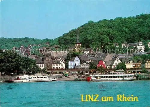 AK / Ansichtskarte Linz_Rhein Kirche Panorama Linz_Rhein Kat. Linz am Rhein