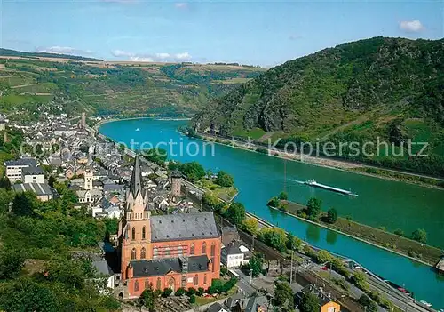 AK / Ansichtskarte Oberwesel_Rhein Kirche Panorama Oberwesel Rhein Kat. Oberwesel_am_Rhein