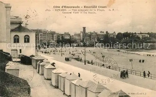 AK / Ansichtskarte Dinard_Ille_et_Vilaine_Bretagne Vue generale de la Plage Dinard_Ille Kat. Dinard