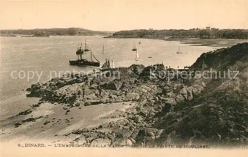 AK / Ansichtskarte Dinard_Ille_et_Vilaine_Bretagne Embouchure de la Rance prise de la Pointe du Moulinet Dinard_Ille Kat. Dinard