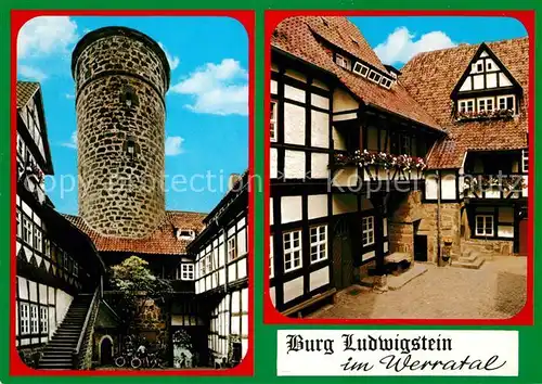 AK / Ansichtskarte Witzenhausen Jugendburg Ludwigstein Turm Fachwerk Witzenhausen Kat. Witzenhausen