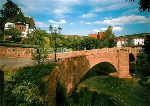 AK / Ansichtskarte Dillstein_Pforzheim Steinerne Bruecke ueber die Nagold Dillstein_Pforzheim Kat. Pforzheim